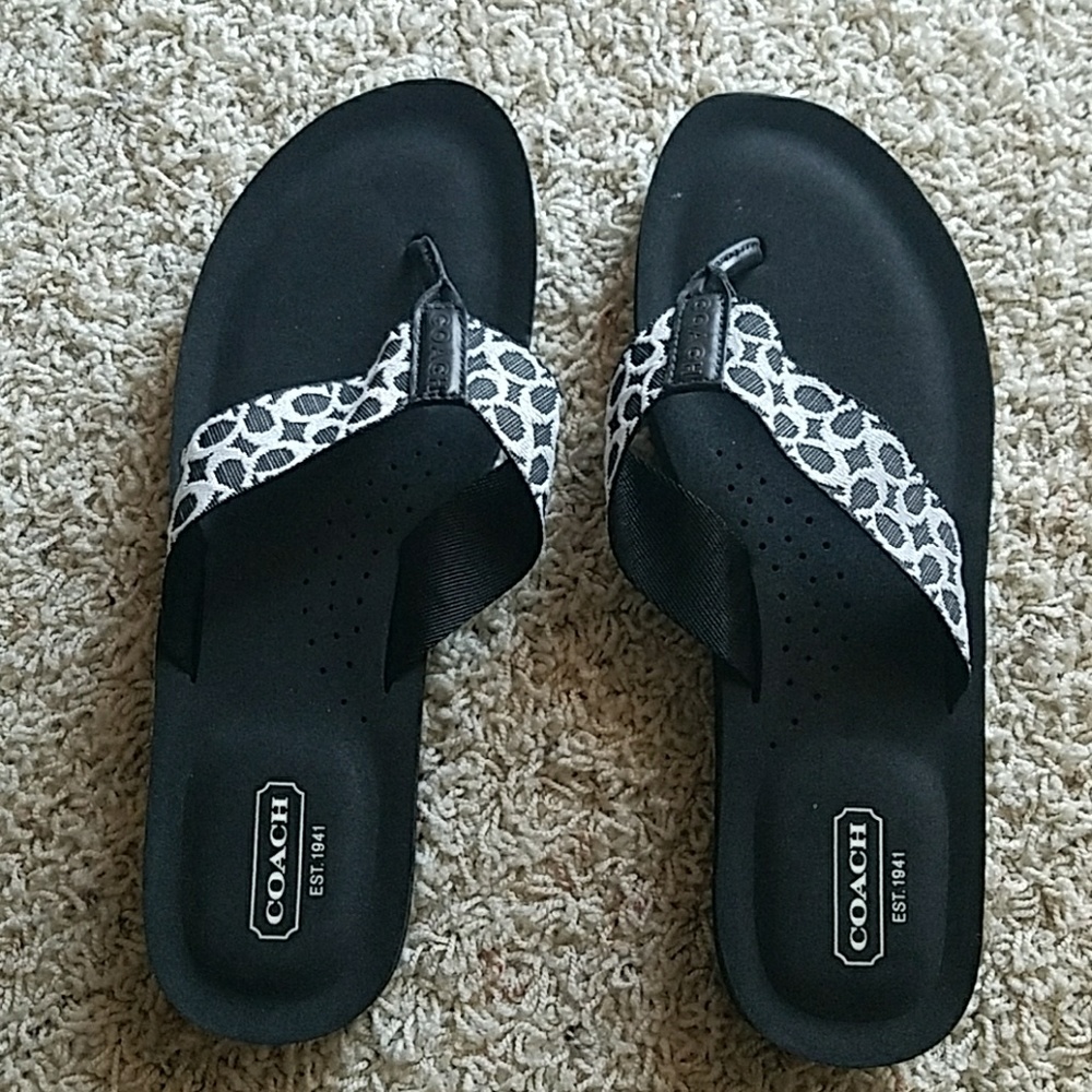 Women's coach flip flops